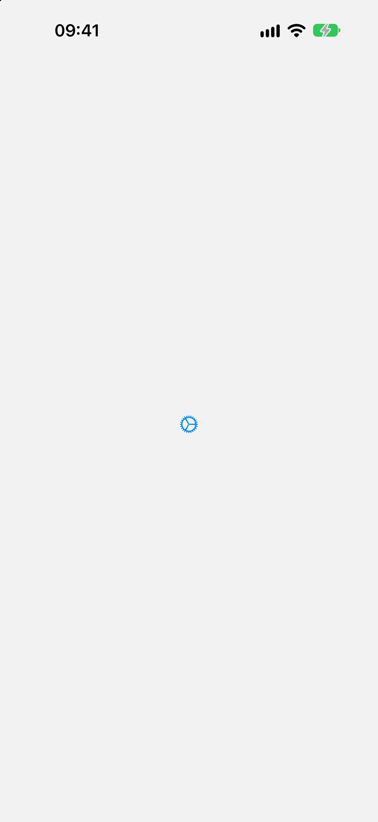 一个不显示标签的齿轮图标按钮