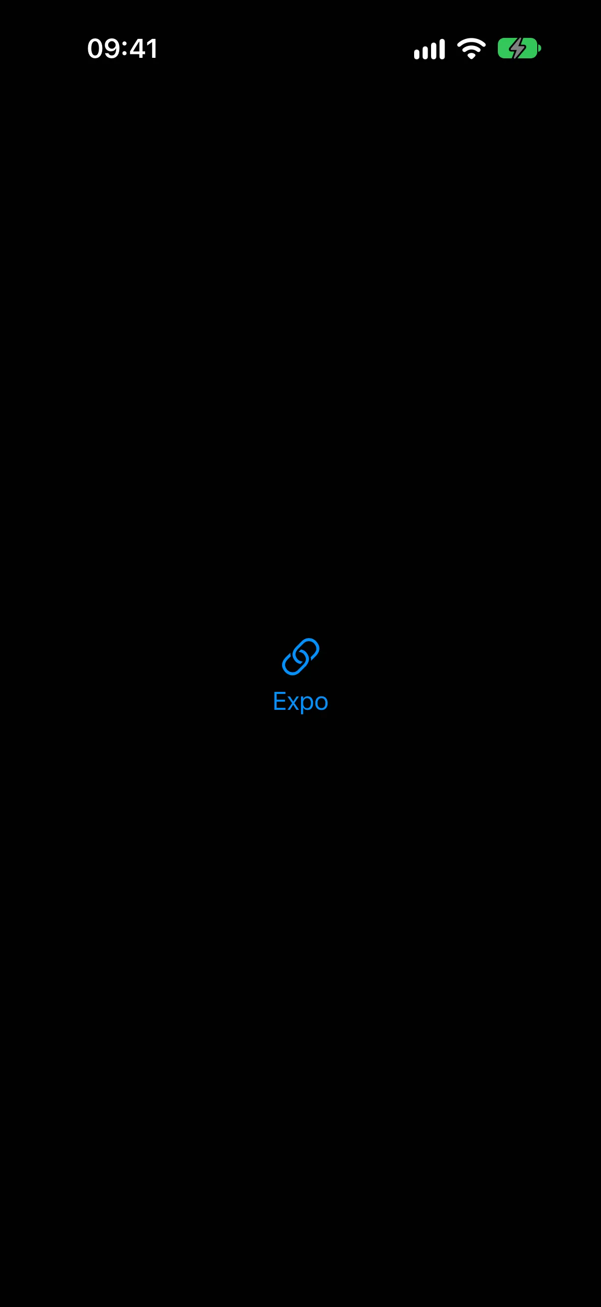 文本 Expo 上方的链接 SF Symbol，两者均为蓝色