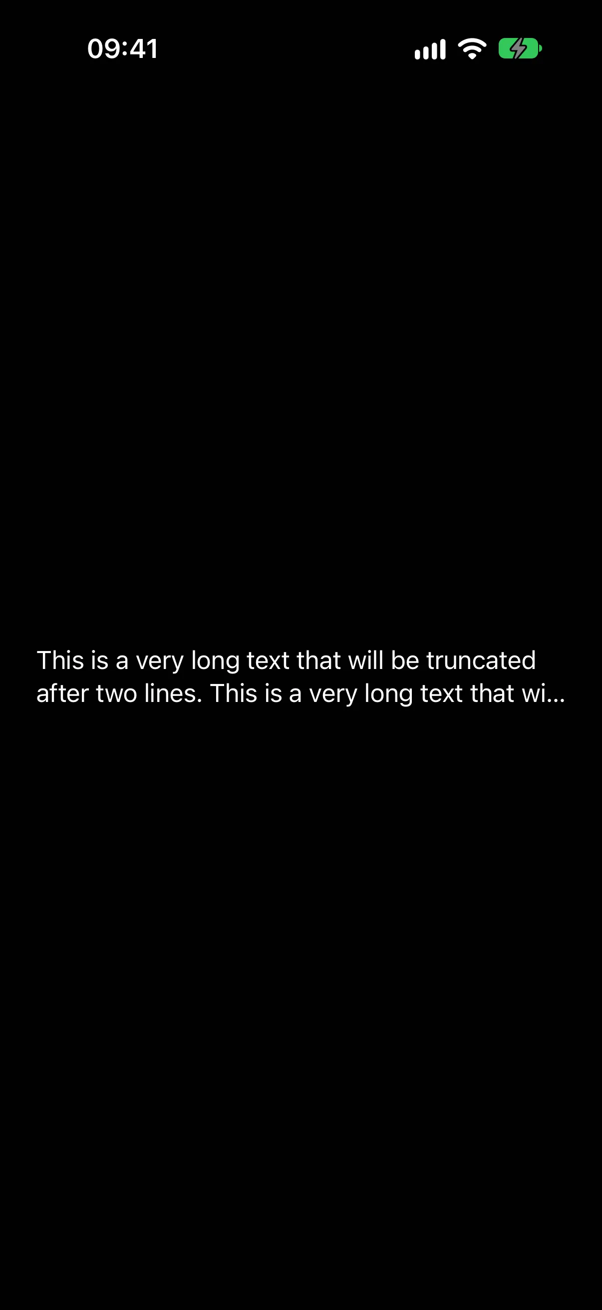 一段在两行后截断并以省略号结尾的长段落