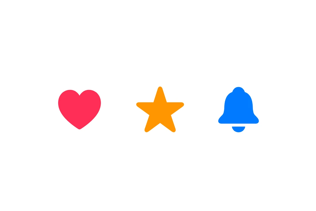 一排彩色 SF Symbol 图像